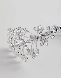 Silver Statement Flower Alice Band