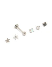 Titanium Pretty Flat Back Stud Pack