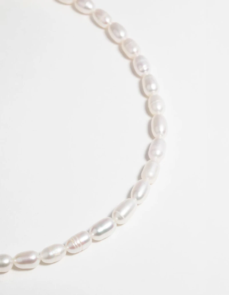 Gold Plated Necklace with Freshwater Pearls
