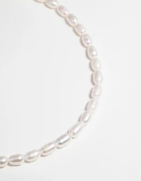 Gold Plated Necklace with Freshwater Pearls