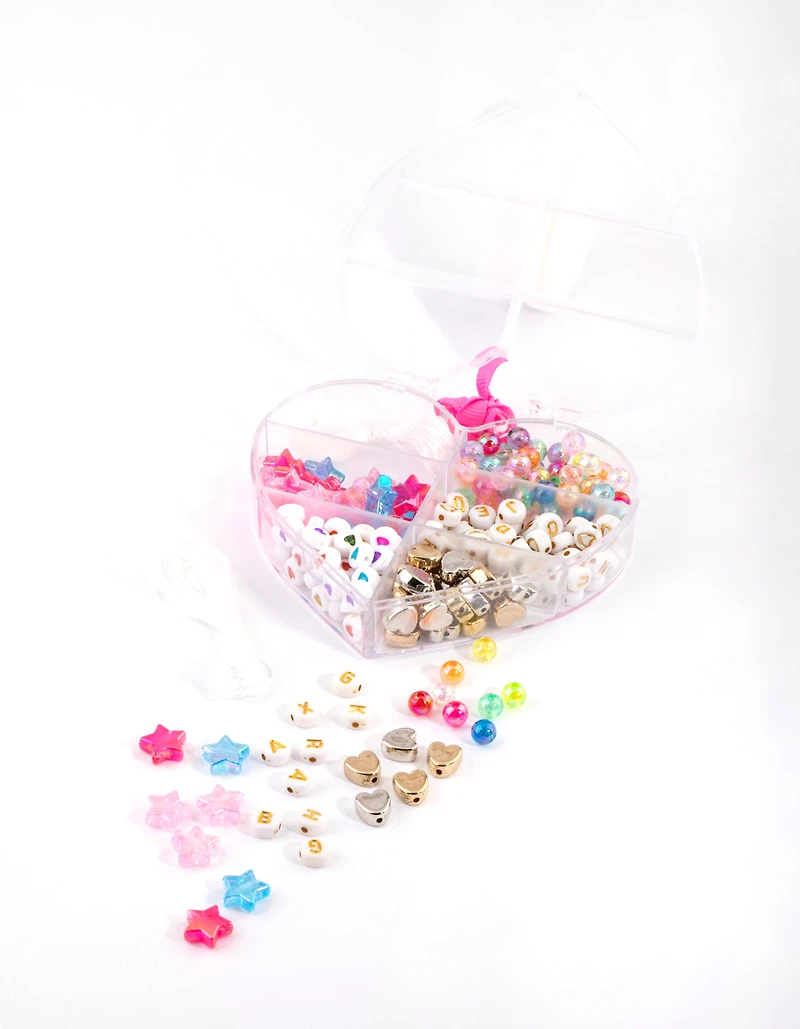 Kids Heart Bead Kit