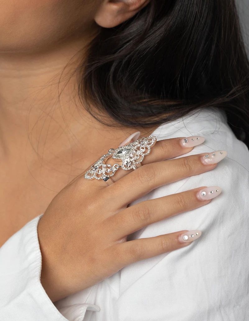 Anneau à charnière en argent