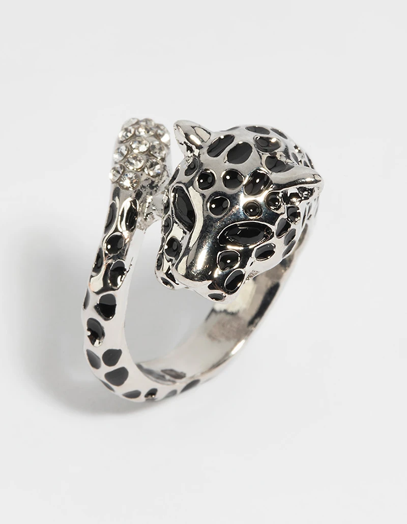 Silver Panther Ring