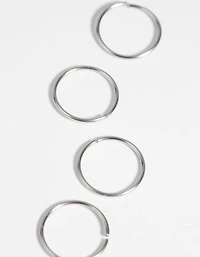 Surgical Steel Nose Ring 4-Pack