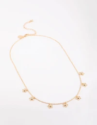 Collier de jardin de marguerites en or