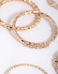 Gold Mini Coin Ring Pack