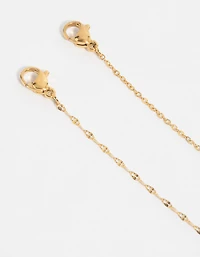 Waterproof Gold Plated Stainless Steel Butterfly Chain Bracelet Set