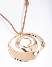 Brown Pendant Necklace