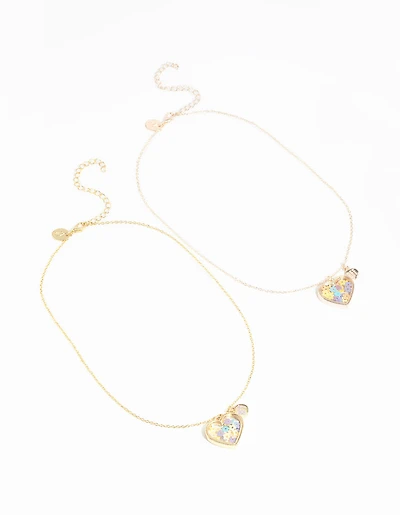 Kids Pastel Best Friend Necklace