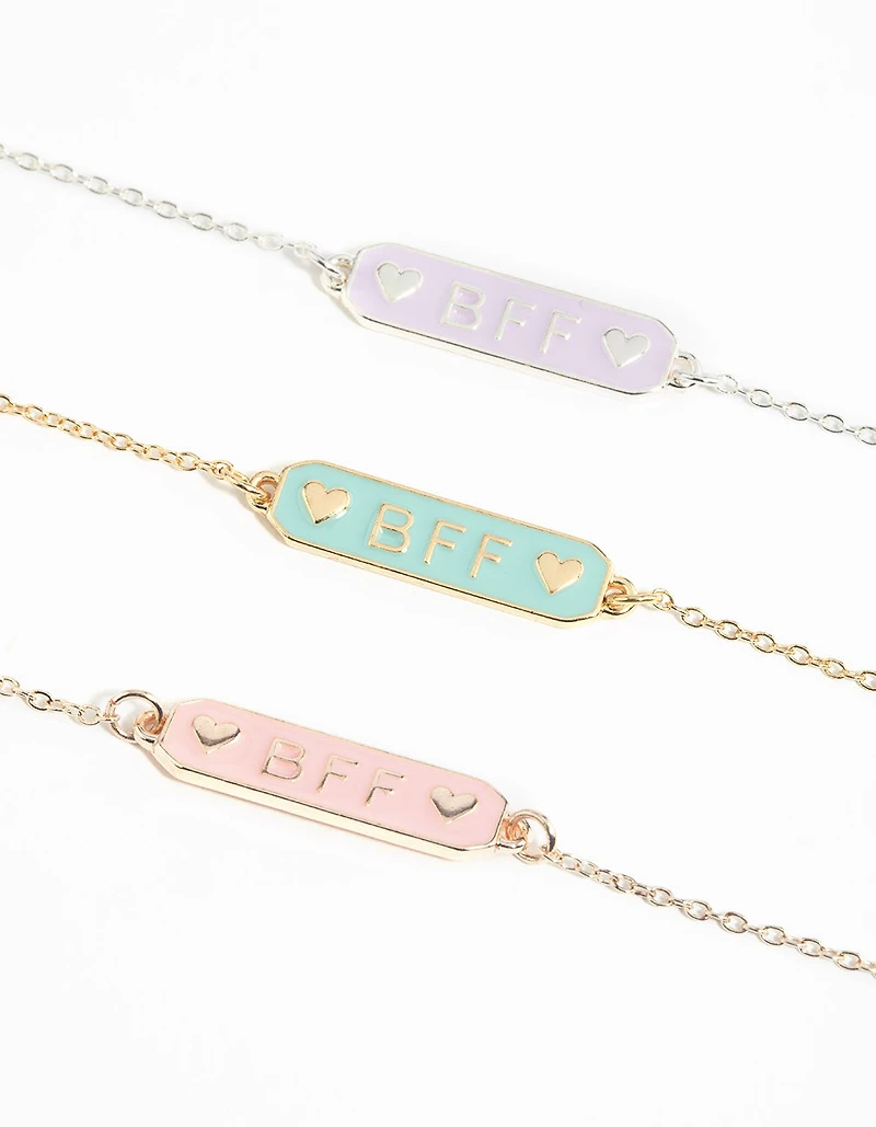 Kids Pastel Best Friend Bracelet Pack