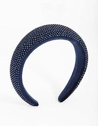 Blue Diamante Headband