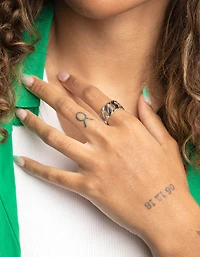 Silver Chain Link Ring