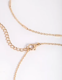 Gold Disc & Chain Anklet Pack