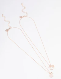 Rose Gold Semi-Precious Mixed Jewellery Set