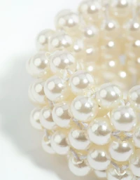Pearl Disco Ball Ponytail Deco