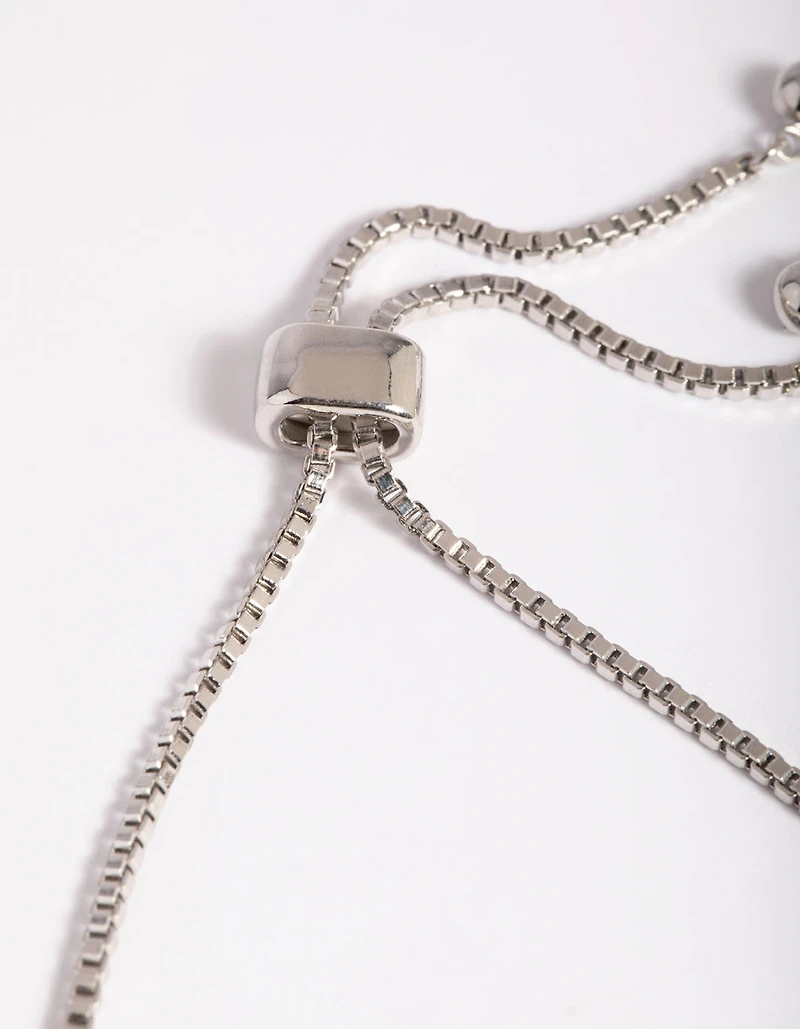 Silver Cubic Zirconia Tennis Bracelet