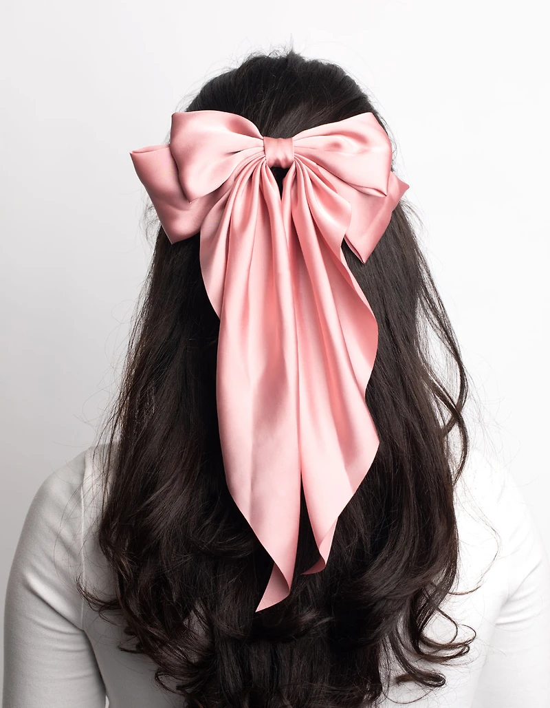 Pink Bow Clip