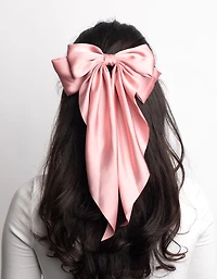 Pink Bow Clip