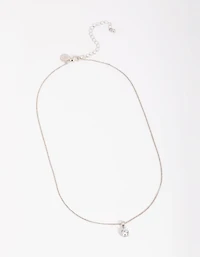 Silver Cubic Zirconia Necklace