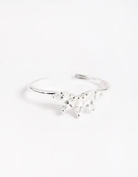 Sterling Silver Fan Ring