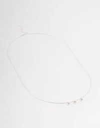 Sterling Silver Cubic Zirconia Necklace