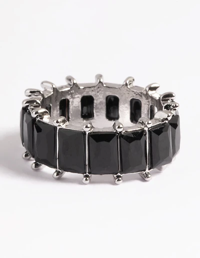 Silver Baguette Ring