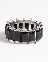 Silver Baguette Ring