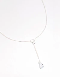 Collier Lariat en Diamants d’Argent