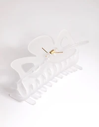 Clear Triangular Outline Claw