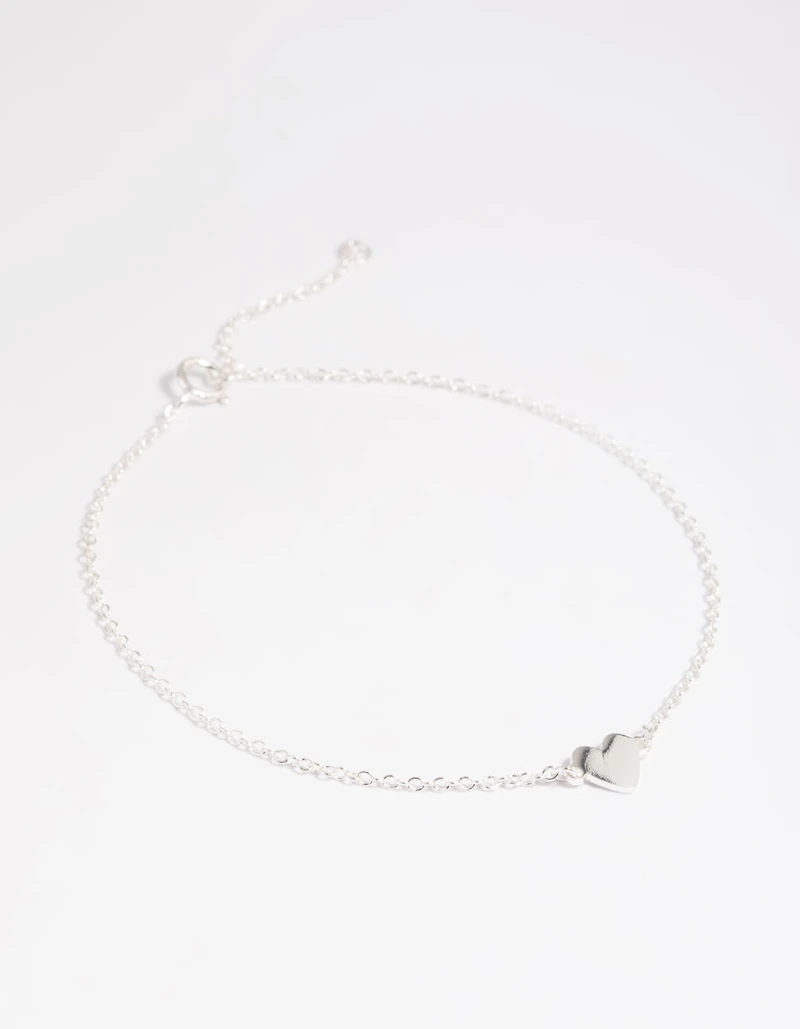 Sterling Silver Heart Bracelet