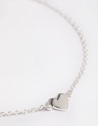 Sterling Silver Heart Bracelet