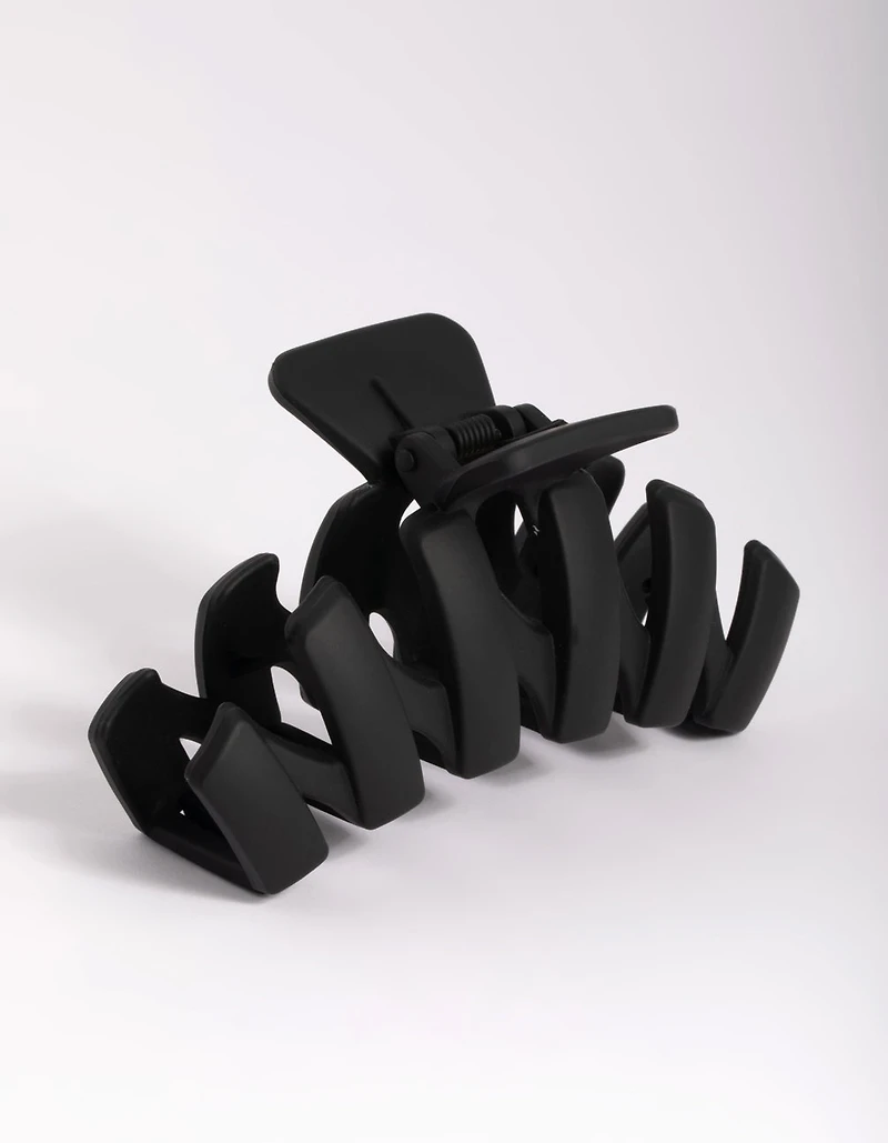 Griffe zigzag noire mate