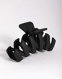 Griffe zigzag noire mate