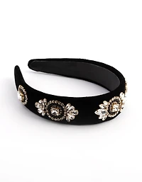 Embellished Velvet Headband