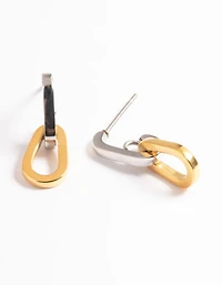 Surgical Steel Chain Link Drop Earrings