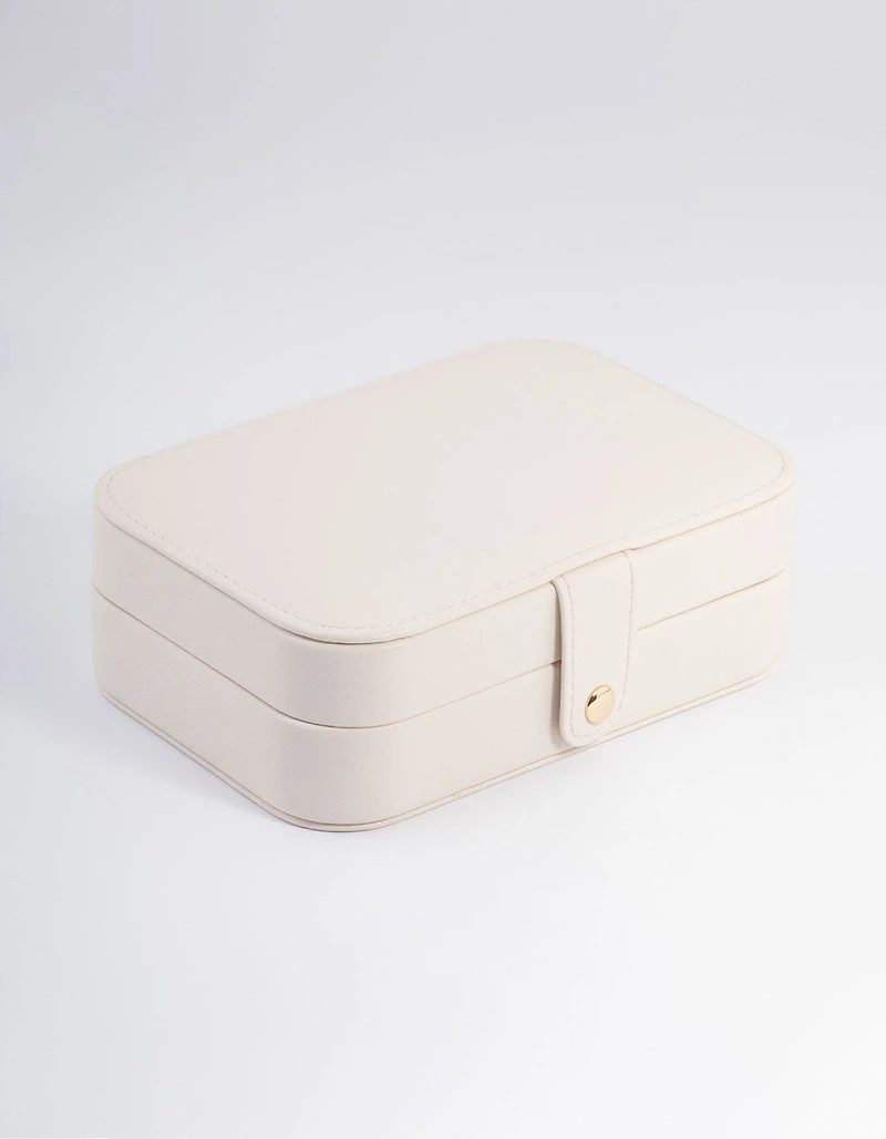 Faux Leather Vanity Jewellery Box