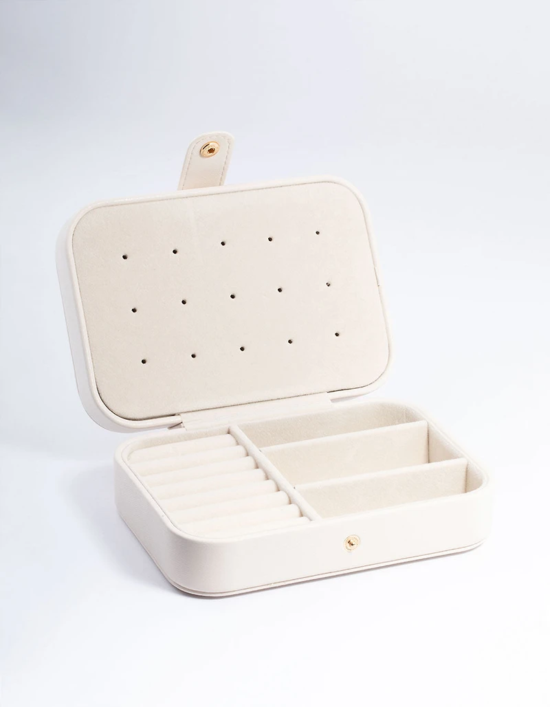 Faux Leather Vanity Jewellery Box