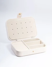 Faux Leather Vanity Jewellery Box