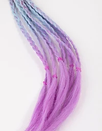 Kids Faux Multi Braid Hair Tie
