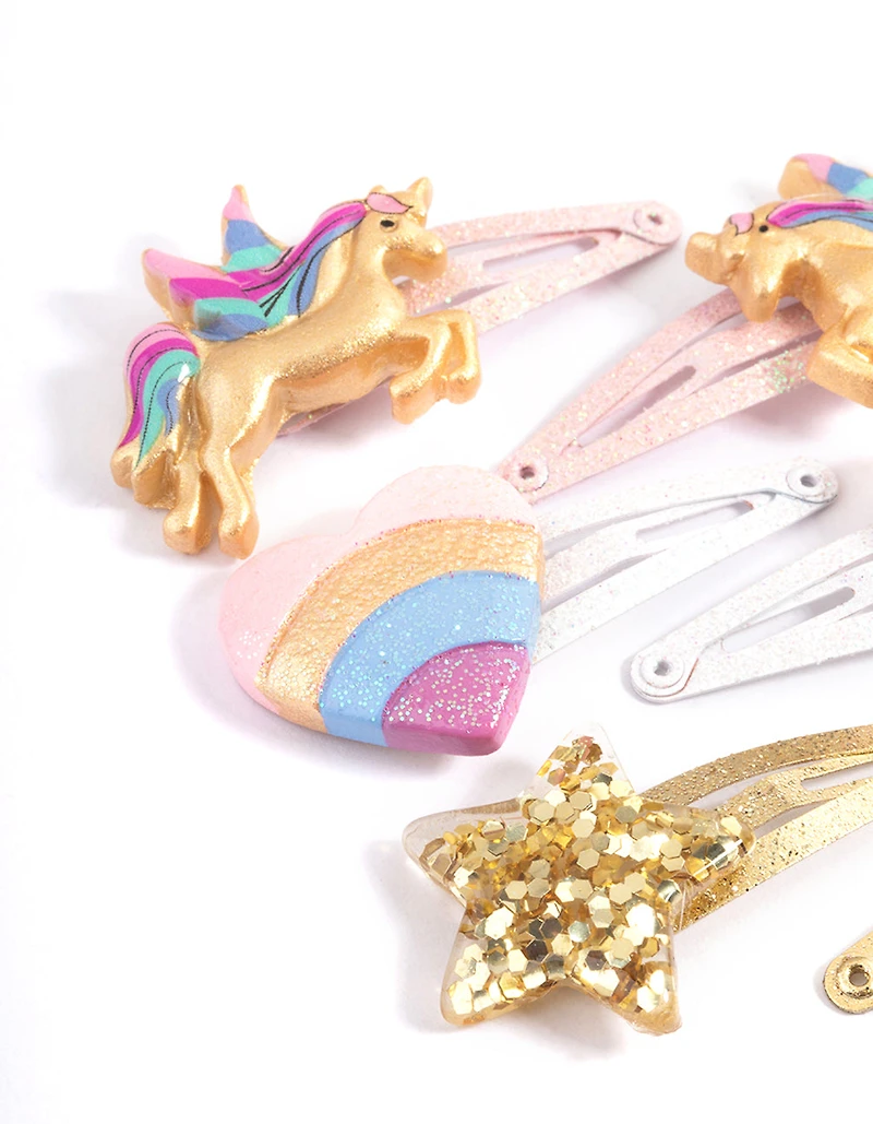 Kids Statement Unicorn Snaps 6-Pack