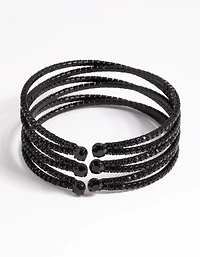 Zig Zag Open Cuff Bracelet
