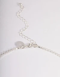 Cubic Zirconia Diamond Pear Stone Necklace Set