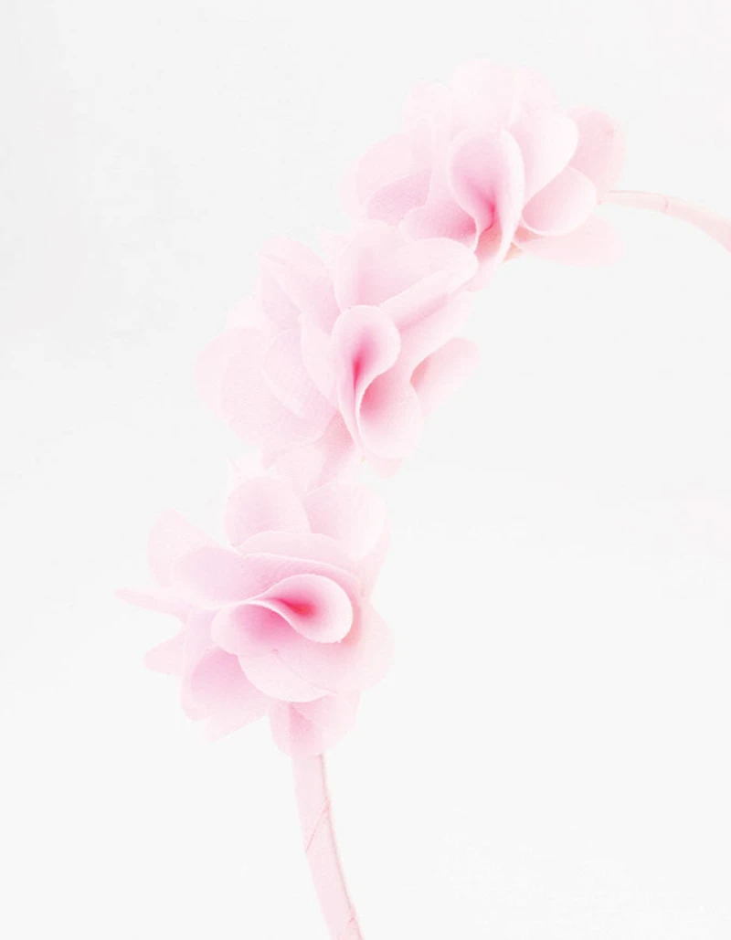Kids Side Flower Petal Headband