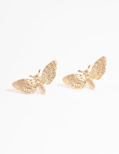 Boucles d’oreilles Gold Moth Stud