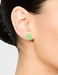 Shiny Ball Stud Earrings
