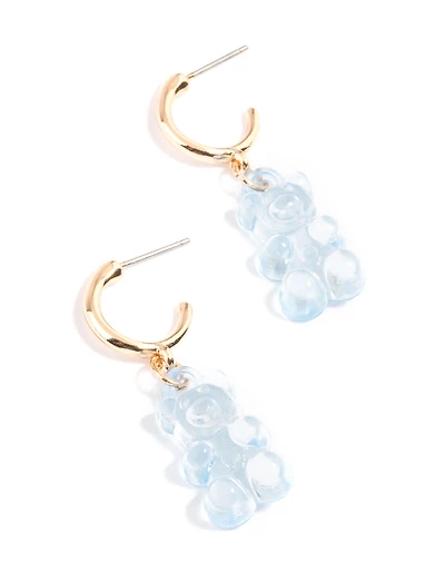 Boucles d’oreilles Blue Lolly Bear