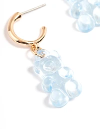 Blue Lolly Bear Earrings