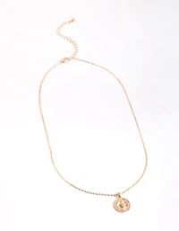 Gold Celestial Compass Necklace