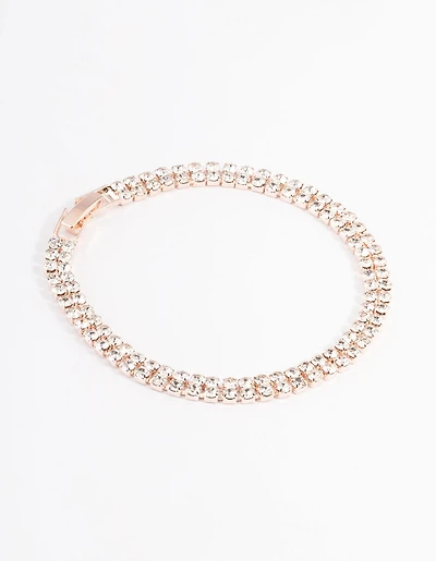 Rose Gold Classic Cup Chain Bracelet