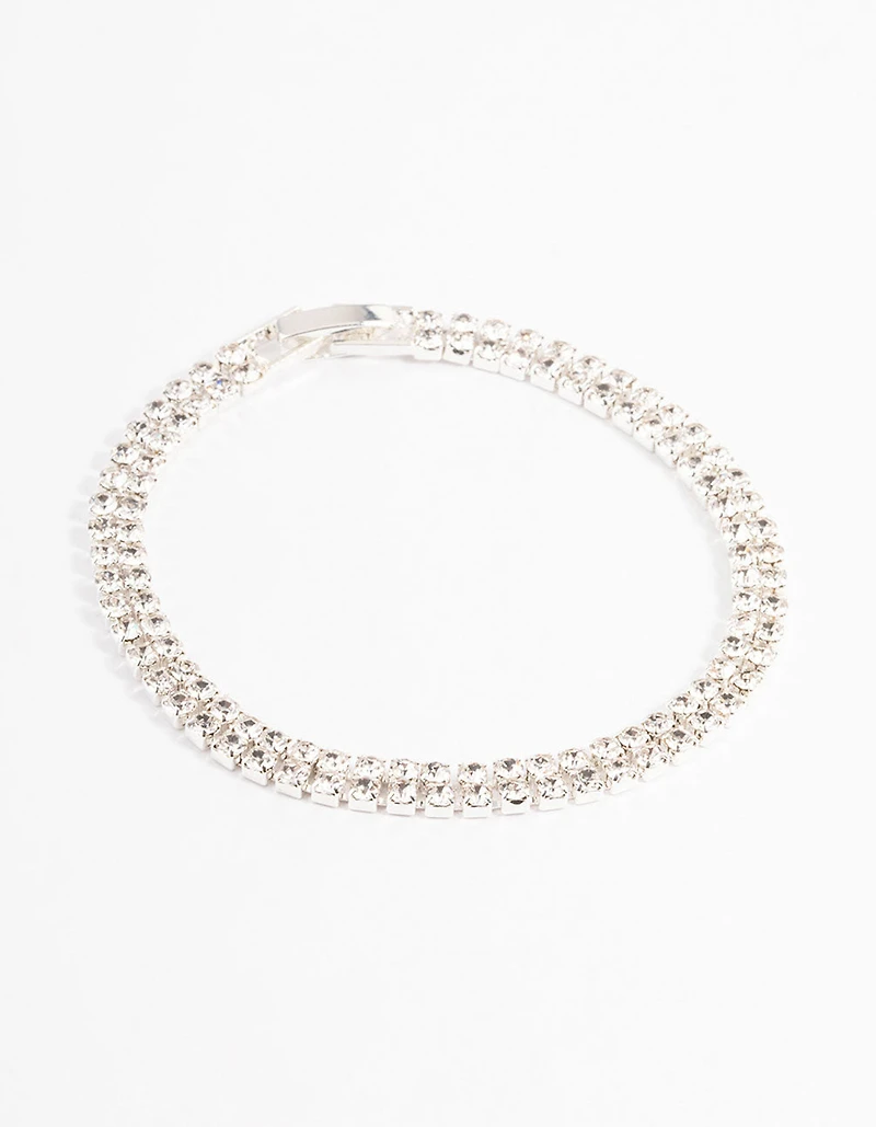 Bracelet de tennis en chaîne Silver Classic Cup